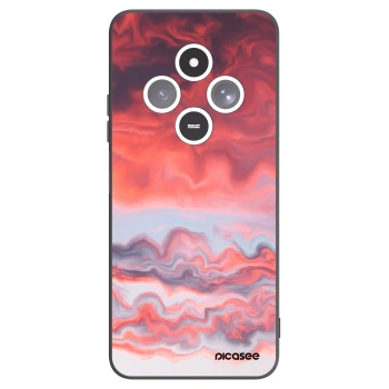 Picasee silikonski črni ovitek za Xiaomi Redmi 14C - Sunset