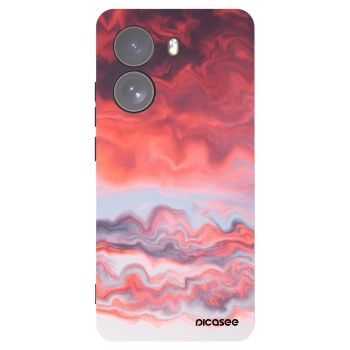 Picasee silikonski črni ovitek za Xiaomi Poco X7 - Sunset