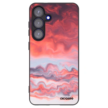 Picasee silikonski črni ovitek za Samsung Galaxy S25 5G - Sunset