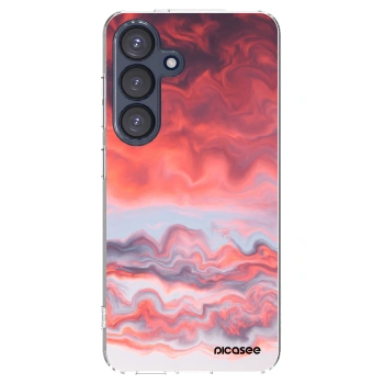 Picasee silikonski prozorni ovitek za Samsung Galaxy S25 5G - Sunset