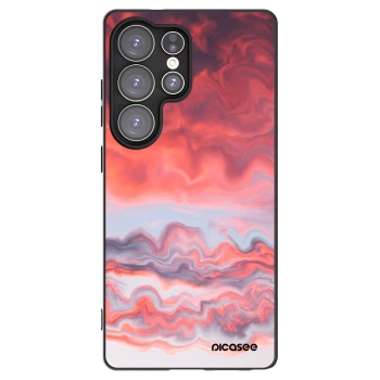 Picasee silikonski črni ovitek za Samsung Galaxy S25 Ultra 5G - Sunset