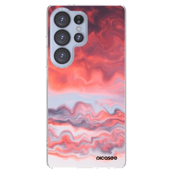 Picasee silikonski prozorni ovitek za Samsung Galaxy S25 Ultra 5G - Sunset