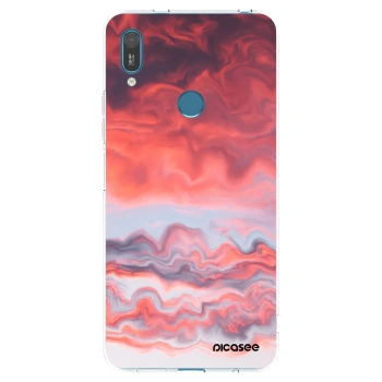Picasee silikonski prozorni ovitek za Huawei Y7 2019 - Sunset