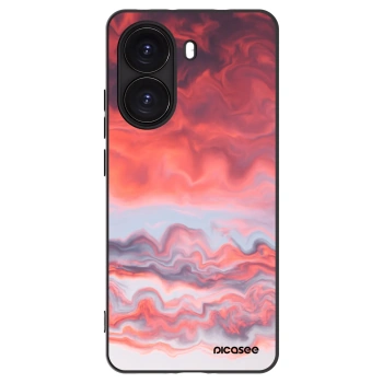 Picasee silikonski črni ovitek za Xiaomi Poco X7 Pro 5G - Sunset