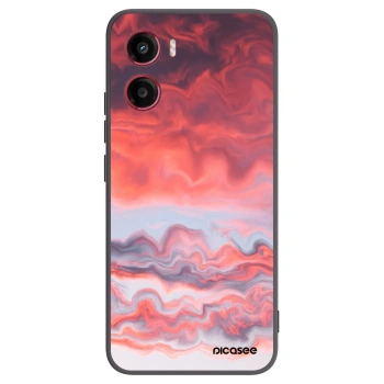 Picasee silikonski črni ovitek za Motorola Moto G05 - Sunset
