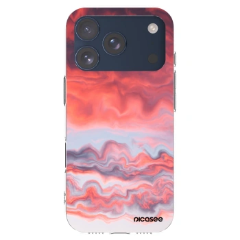 Picasee silikonski prozorni ovitek za Apple iPhone 17 Pro - Sunset