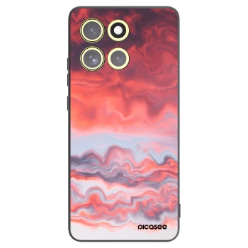 Picasee silikonski črni ovitek za Motorola Moto G86 5G - Sunset