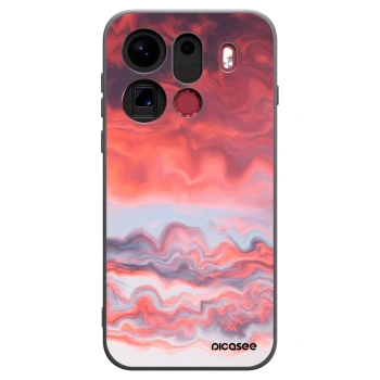 Picasee silikonski črni ovitek za OPPO Find X9 Pro - Sunset