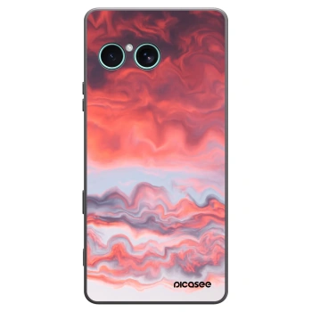 Picasee silikonski črni ovitek za Sony Xperia 10 VII - Sunset