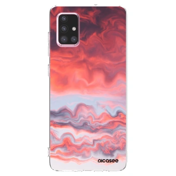 Picasee silikonski prozorni ovitek za Samsung Galaxy A71 A715F - Sunset