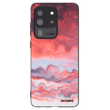 Picasee silikonski črni ovitek za Samsung Galaxy S20 Ultra 5G G988F - Sunset