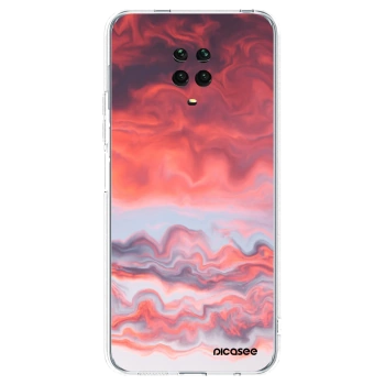 Picasee silikonski prozorni ovitek za Xiaomi Redmi Note 9S - Sunset