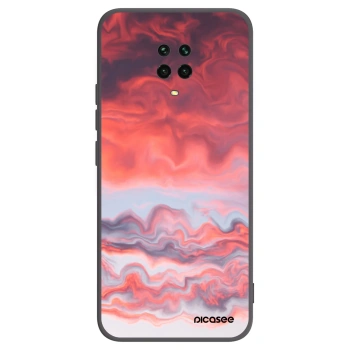 Picasee silikonski črni ovitek za Xiaomi Redmi Note 9S - Sunset