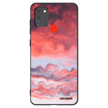 Picasee silikonski črni ovitek za Samsung Galaxy A21s - Sunset