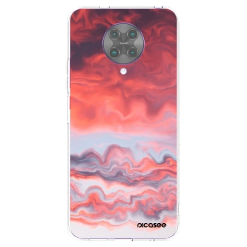 Picasee silikonski prozorni ovitek za Xiaomi Poco F2 Pro - Sunset
