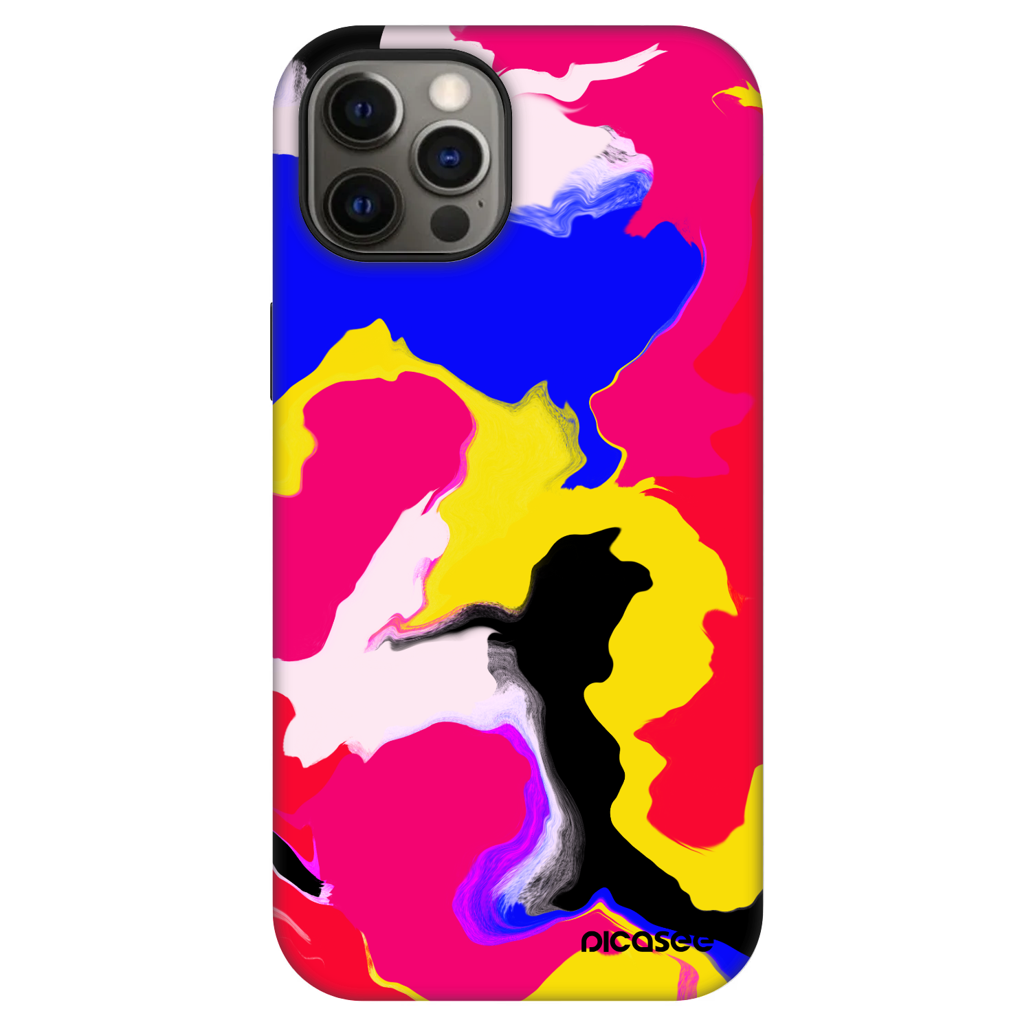 Picasee Fashion Case MagSafe za Apple iPhone 12 - Watercolor