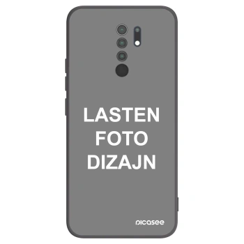 Picasee silikonski črni ovitek za Xiaomi Redmi 9 - Lasten foto dizajn