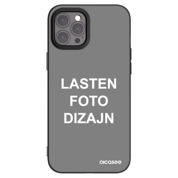 Picasee silikonski črni ovitek za Apple iPhone 12 Pro Max - Lasten foto dizajn