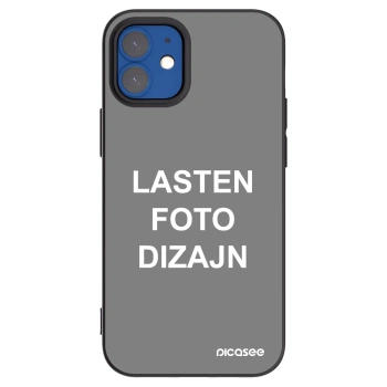 Picasee silikonski črni ovitek za Apple iPhone 12 mini - Lasten foto dizajn