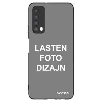 Picasee silikonski črni ovitek za Huawei P Smart 2021 - Lasten foto dizajn