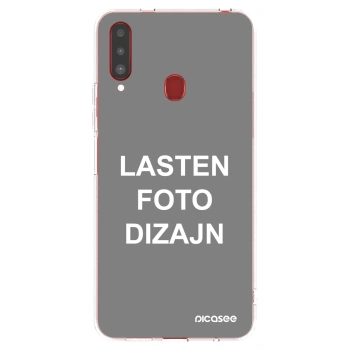 Picasee silikonski prozorni ovitek za Samsung Galaxy A20s - Lasten foto dizajn