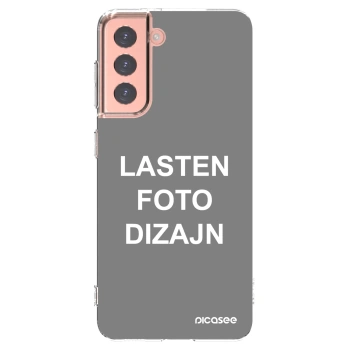 Picasee silikonski prozorni ovitek za Samsung Galaxy S21 5G G991B - Lasten foto dizajn