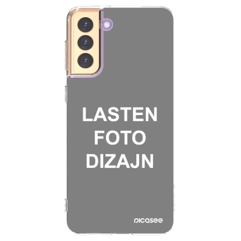 Picasee silikonski prozorni ovitek za Samsung Galaxy S21+ 5G G996F - Lasten foto dizajn