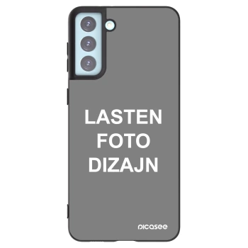 Picasee silikonski črni ovitek za Samsung Galaxy S21+ 5G G996F - Lasten foto dizajn