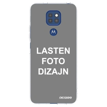 Picasee silikonski prozorni ovitek za Motorola Moto G9 Play - Lasten foto dizajn