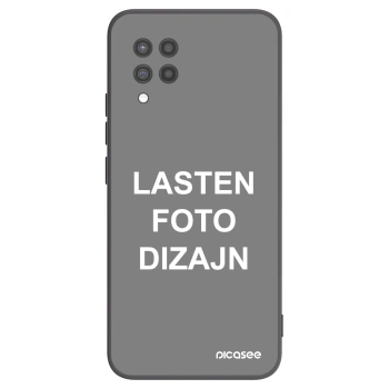 Picasee silikonski črni ovitek za Samsung Galaxy A42 A426B - Lasten foto dizajn