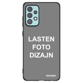 Picasee silikonski črni ovitek za Samsung Galaxy A72 A725F - Lasten foto dizajn