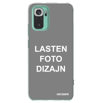 Picasee silikonski prozorni ovitek za Xiaomi Redmi Note 10 Pro - Lasten foto dizajn