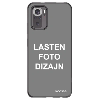 Picasee silikonski črni ovitek za Xiaomi Redmi Note 10S - Lasten foto dizajn