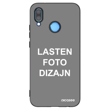 Picasee silikonski črni ovitek za Huawei P20 Lite - Lasten foto dizajn