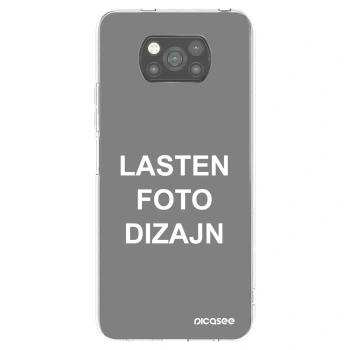 Picasee silikonski črni ovitek za Xiaomi Poco X3 Pro - Lasten foto dizajn