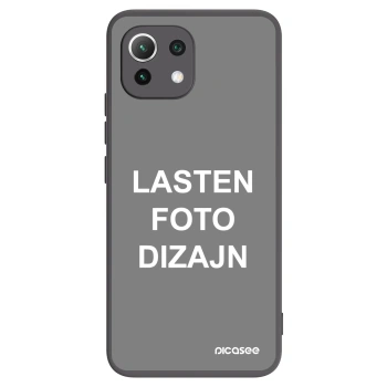 Picasee silikonski črni ovitek za Xiaomi Mi 11 Lite - Lasten foto dizajn