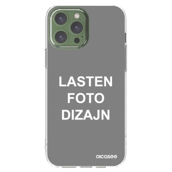 Picasee silikonski prozorni ovitek za Apple iPhone 13 Pro Max - Lasten foto dizajn