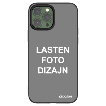 Picasee silikonski črni ovitek za Apple iPhone 13 Pro Max - Lasten foto dizajn
