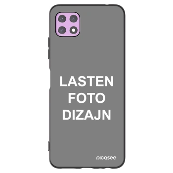 Picasee silikonski črni ovitek za Samsung Galaxy A22 A226B 5G - Lasten foto dizajn