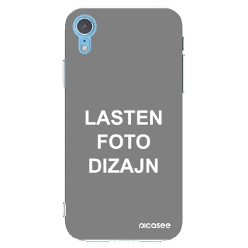 Picasee silikonski prozorni ovitek za Apple iPhone XR - Lasten foto dizajn
