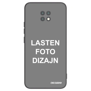 Picasee silikonski črni ovitek za Xiaomi Redmi Note 9T - Lasten foto dizajn
