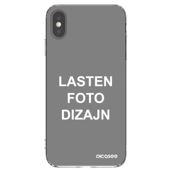 Picasee silikonski prozorni ovitek za Apple iPhone XS Max - Lasten foto dizajn