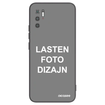 Picasee silikonski črni ovitek za Xiaomi Poco M3 Pro 5G - Lasten foto dizajn