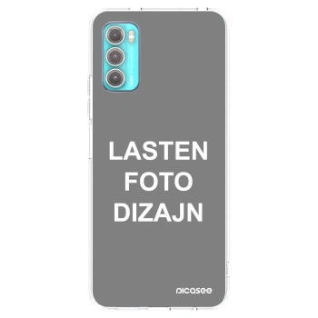 Picasee silikonski prozorni ovitek za Motorola Moto G60 - Lasten foto dizajn