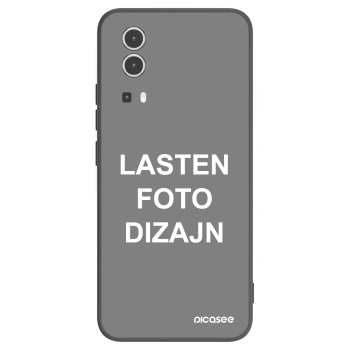 Picasee silikonski črni ovitek za Vivo Y72 5G - Lasten foto dizajn