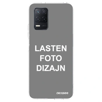Picasee silikonski prozorni ovitek za Realme 8 5G - Lasten foto dizajn