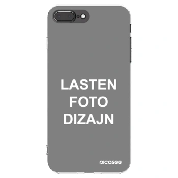 Picasee silikonski prozorni ovitek za Apple iPhone 7 Plus - Lasten foto dizajn