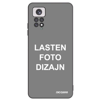 Picasee silikonski črni ovitek za Xiaomi Redmi Note 11 - Lasten foto dizajn