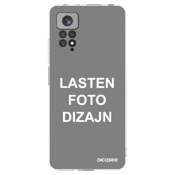Picasee silikonski prozorni ovitek za Xiaomi Redmi Note 11 - Lasten foto dizajn