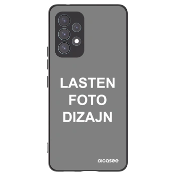 Picasee silikonski črni ovitek za Samsung Galaxy A53 5G A536 - Lasten foto dizajn